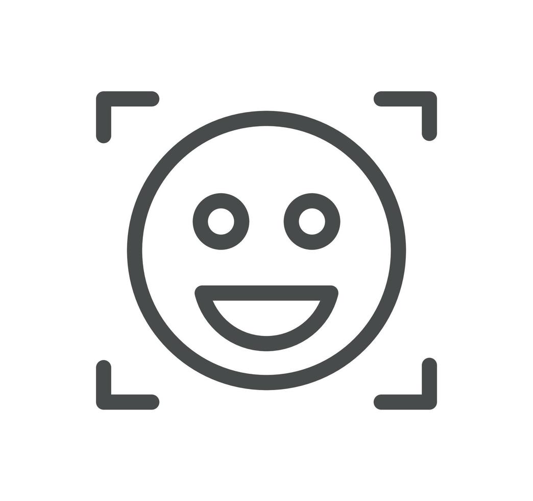 Artificial intelligence related icon outline and linear vector. vector