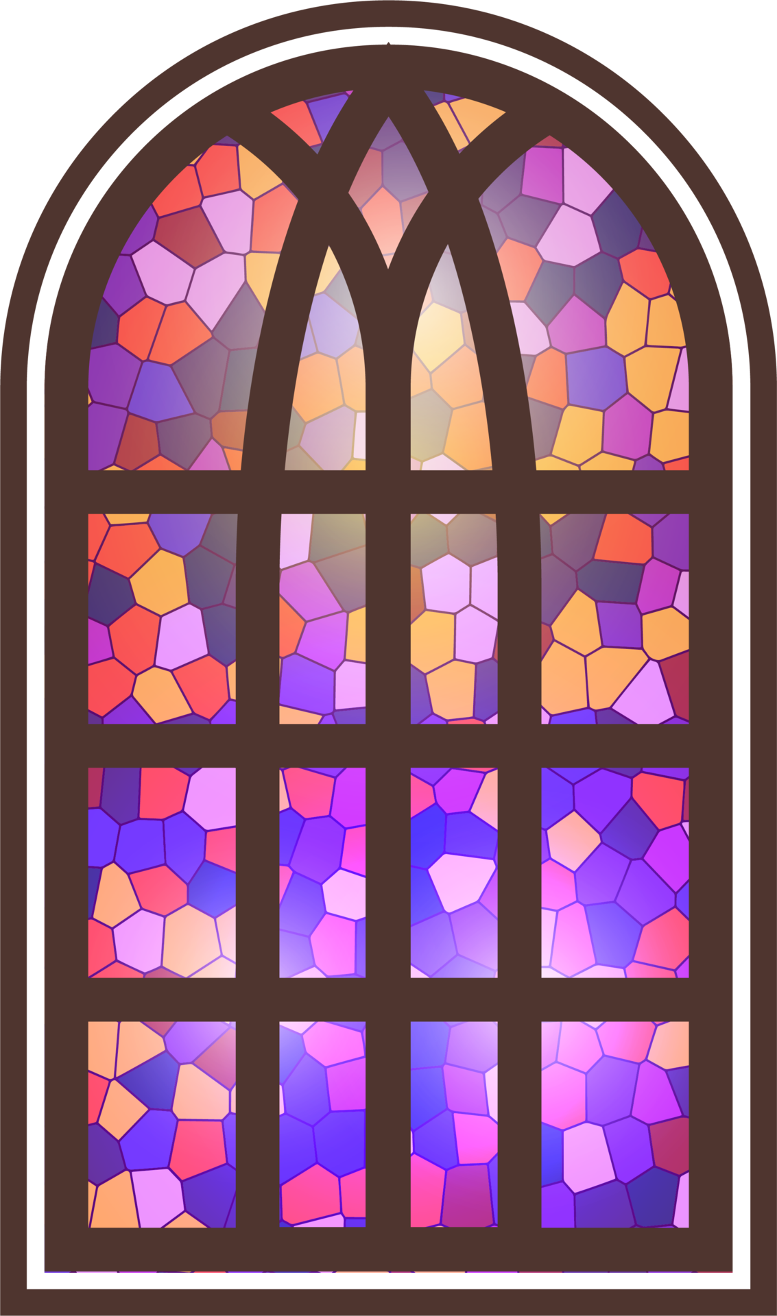 gothic-window-vintage-stained-glass-church-frame-element-of