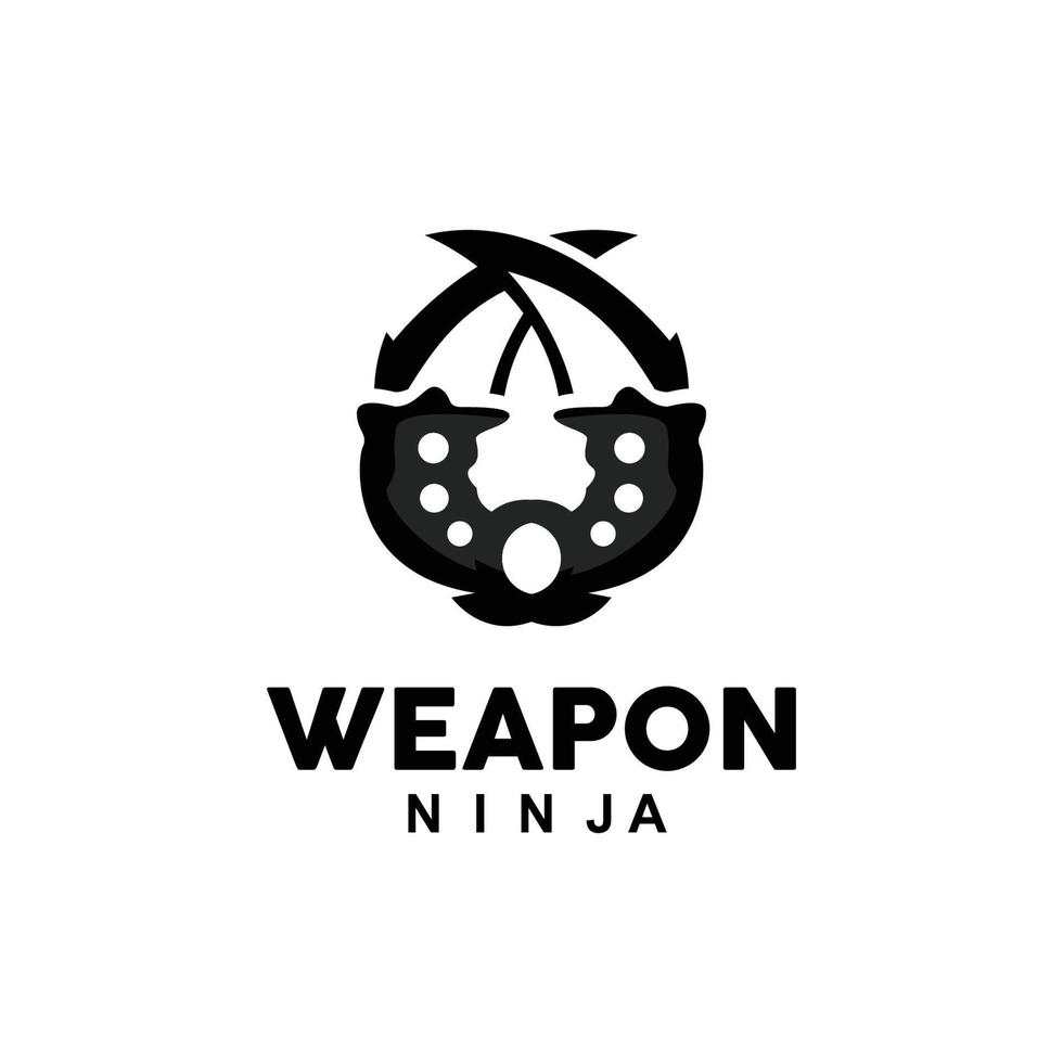 Weapon Logo, Traditional Weapon Karambit Vector, Ninja Fighting Tool Simple Design, Symbol Icon, Illustration vector