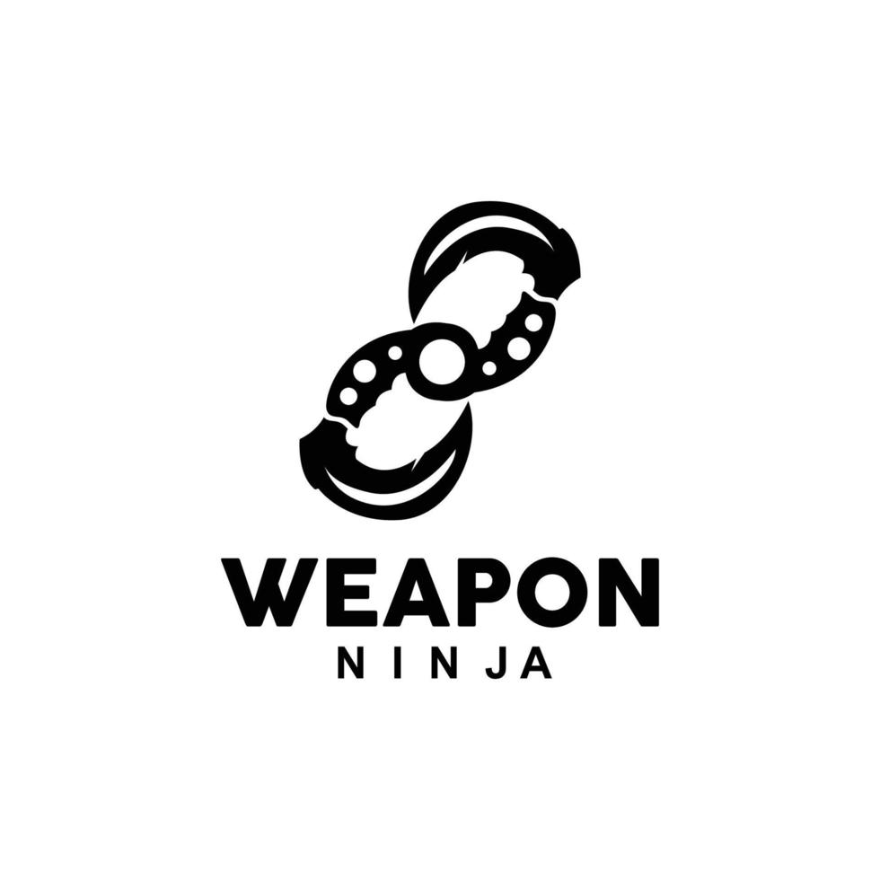 Weapon Logo, Traditional Weapon Karambit Vector, Ninja Fighting Tool Simple Design, Symbol Icon, Illustration vector