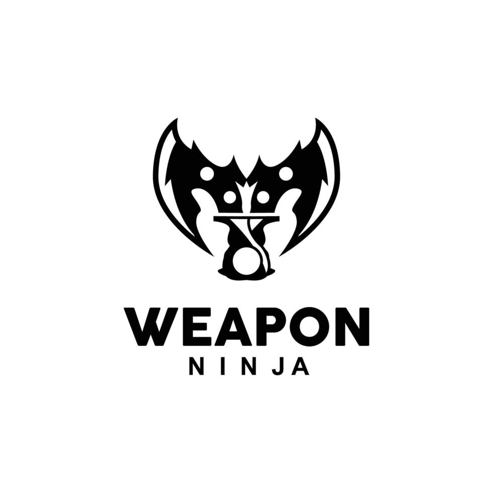 Weapon Logo, Traditional Weapon Karambit Vector, Ninja Fighting Tool Simple Design, Symbol Icon, Illustration vector