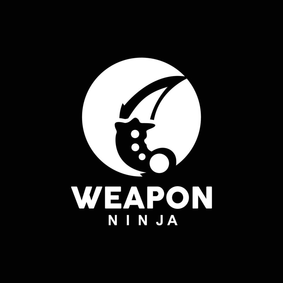 Weapon Logo, Traditional Weapon Karambit Vector, Ninja Fighting Tool Simple Design, Symbol Icon, Illustration vector