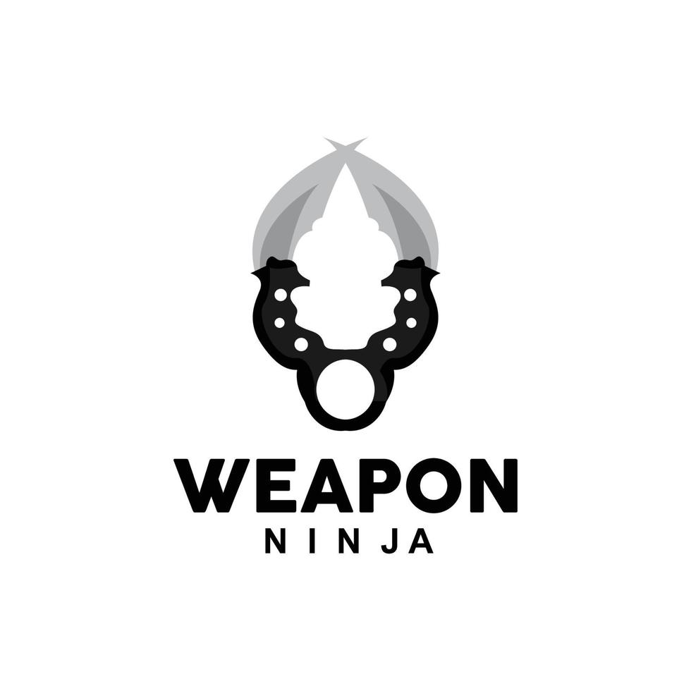 Weapon Logo, Traditional Weapon Karambit Vector, Ninja Fighting Tool Simple Design, Symbol Icon, Illustration vector
