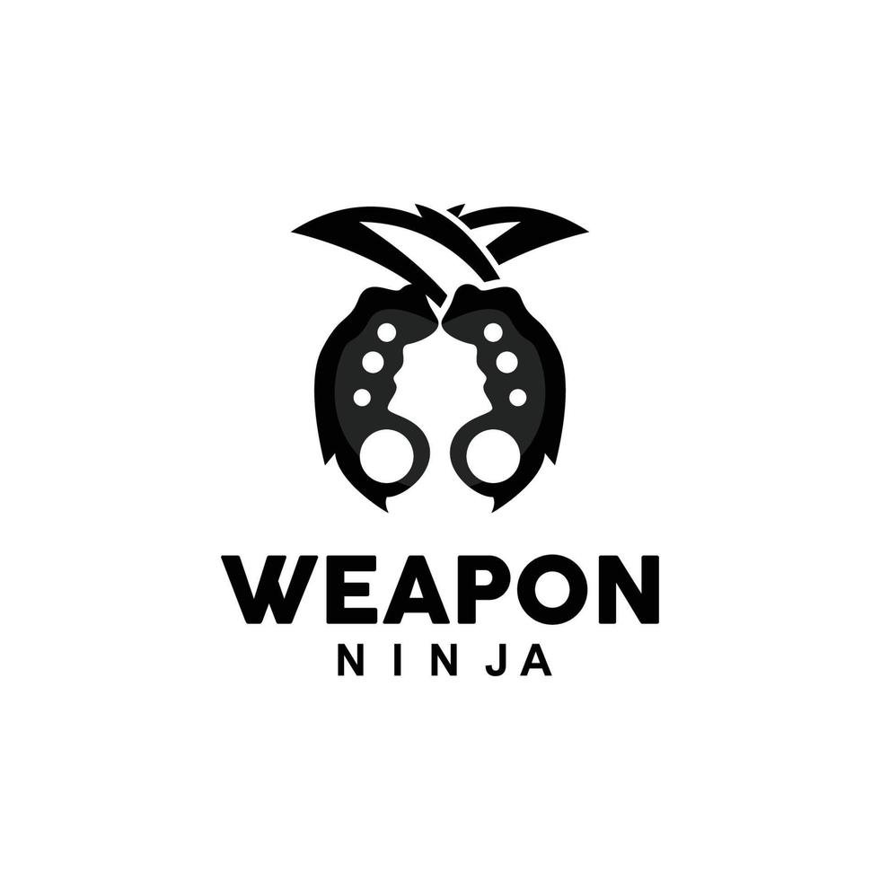 Weapon Logo, Traditional Weapon Karambit Vector, Ninja Fighting Tool Simple Design, Symbol Icon, Illustration vector