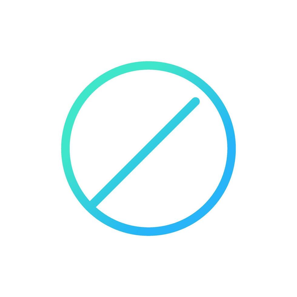 Disk shaped tablet pixel perfect gradient linear ui icon. Oral medication. Solid dosage. Line color user interface symbol. Modern style pictogram. Vector isolated outline illustration