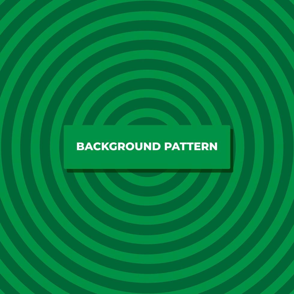 Green Circle Background Pattern vector