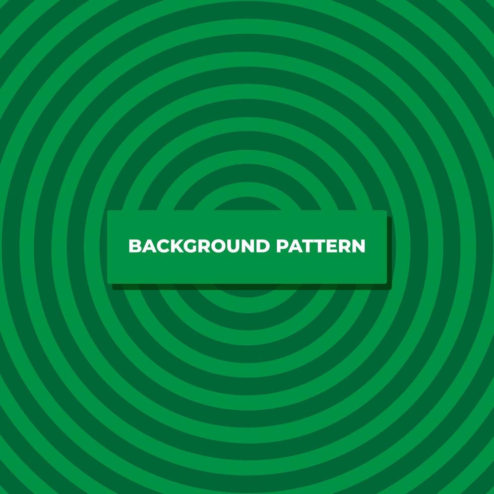 Green Circle Background Pattern vector