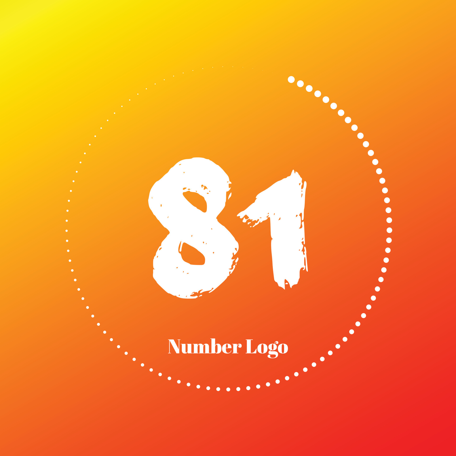 81 Number Initial Logo Template With Background 22734171 Vector Art At 81-number-initial-logo-template-with-background-22734171-vector-art-at