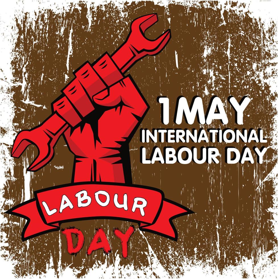 internacional labor día vector Arte eps