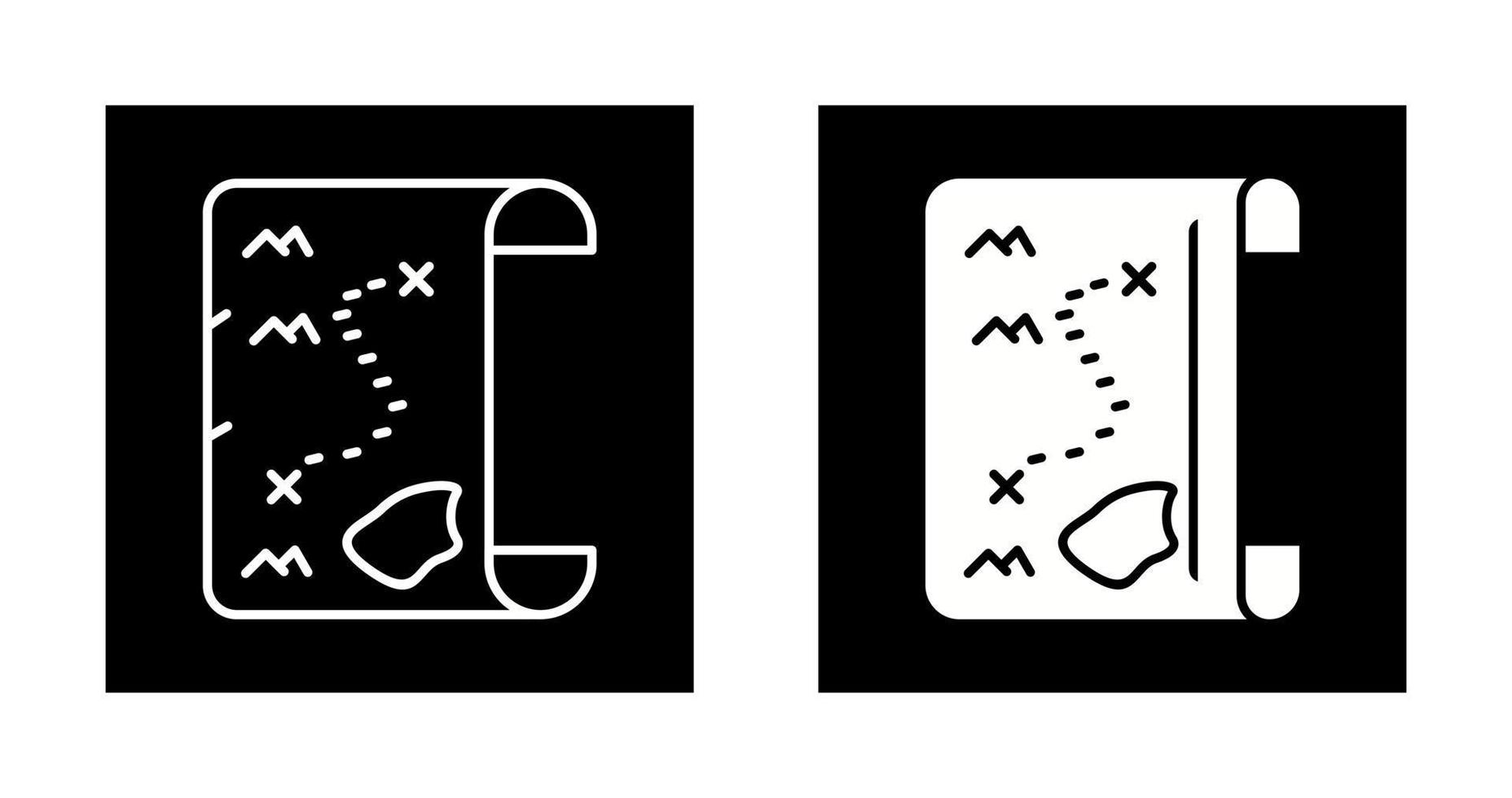 Pirate Map Vector Icon