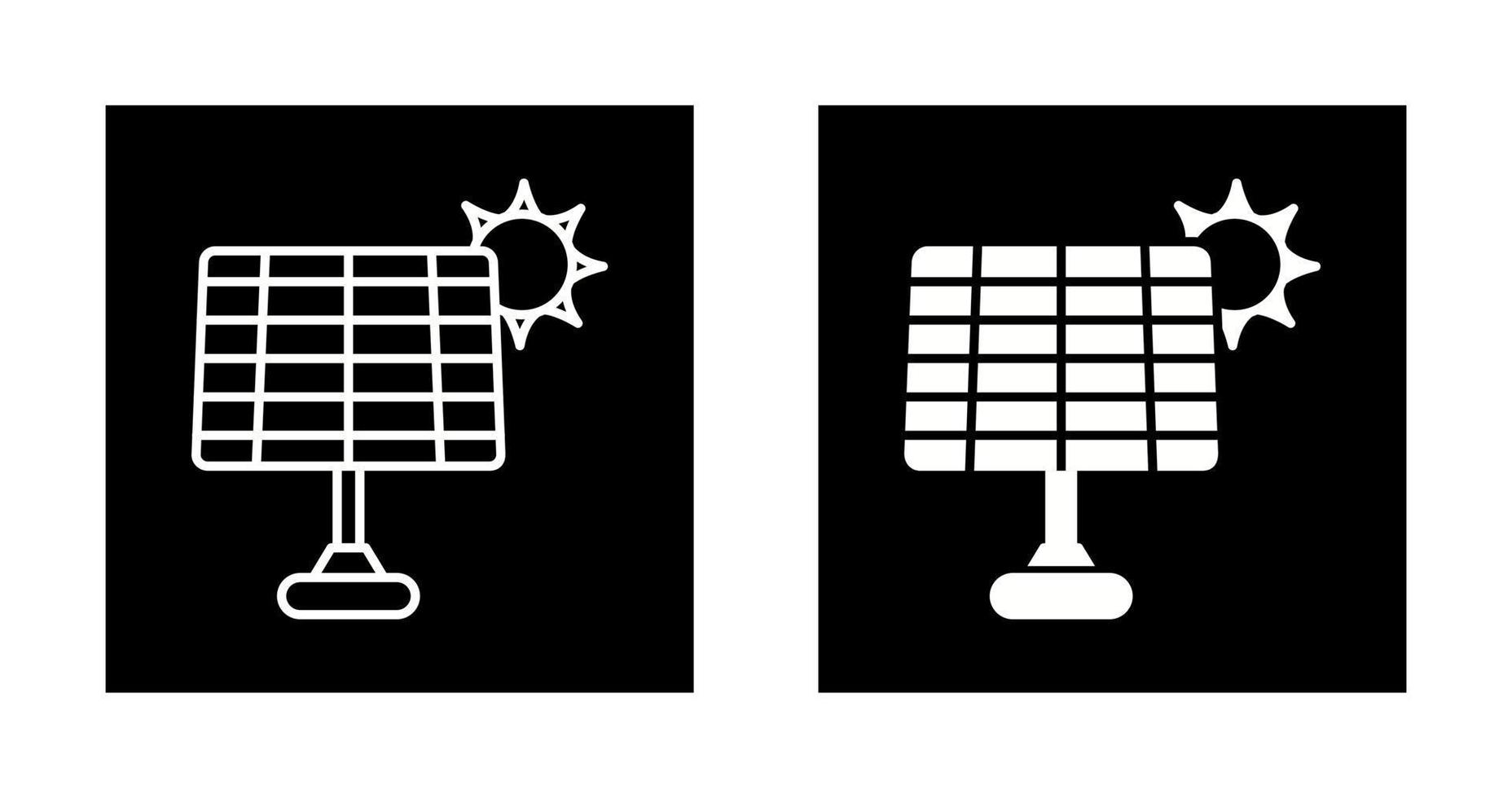 icono de vector de panel solar