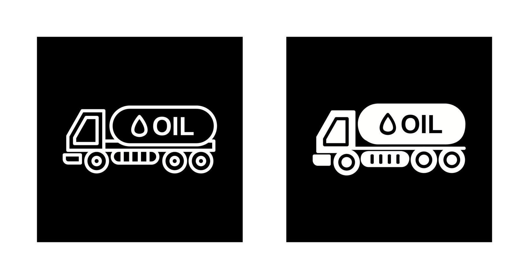 Tank Truck Vector Icon