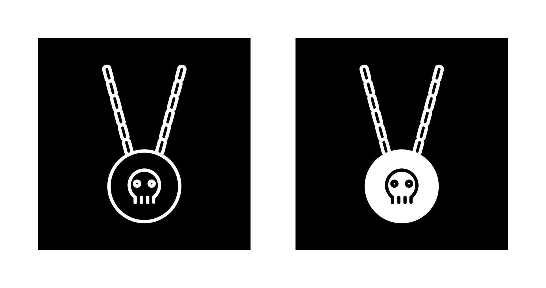 Pirate Necklace Vector Icon