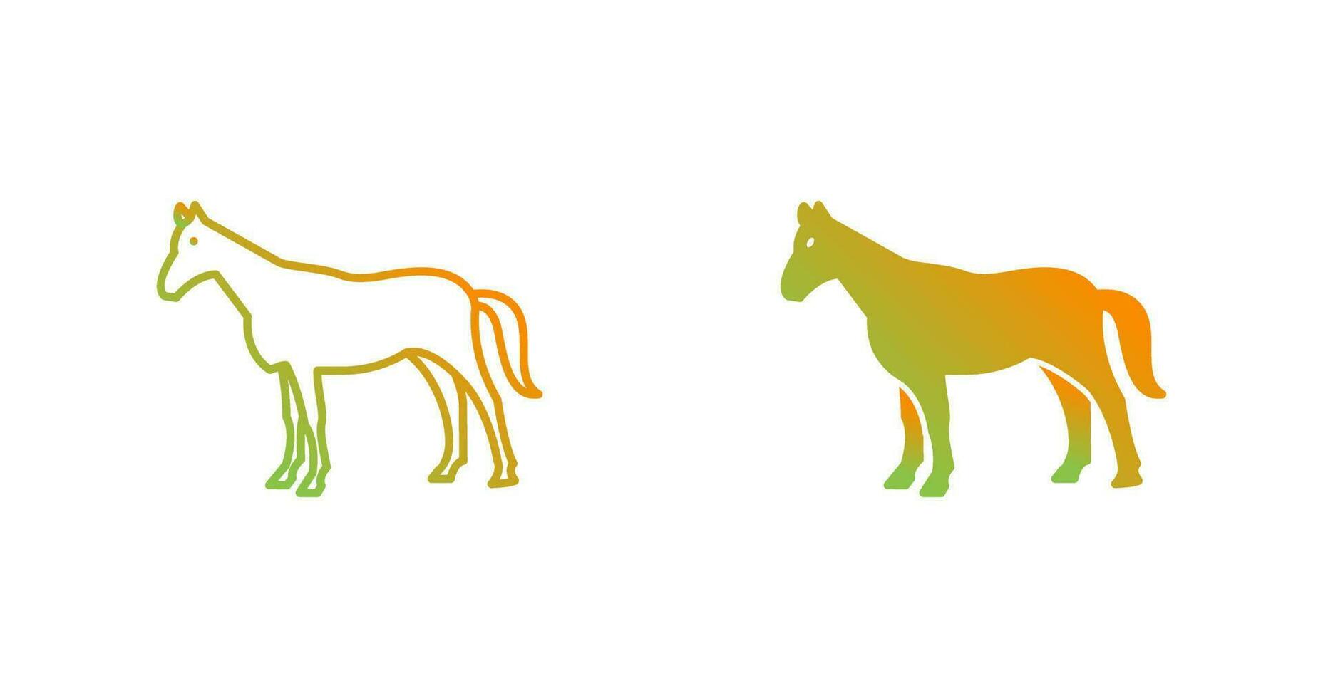 icono de vector de caballo