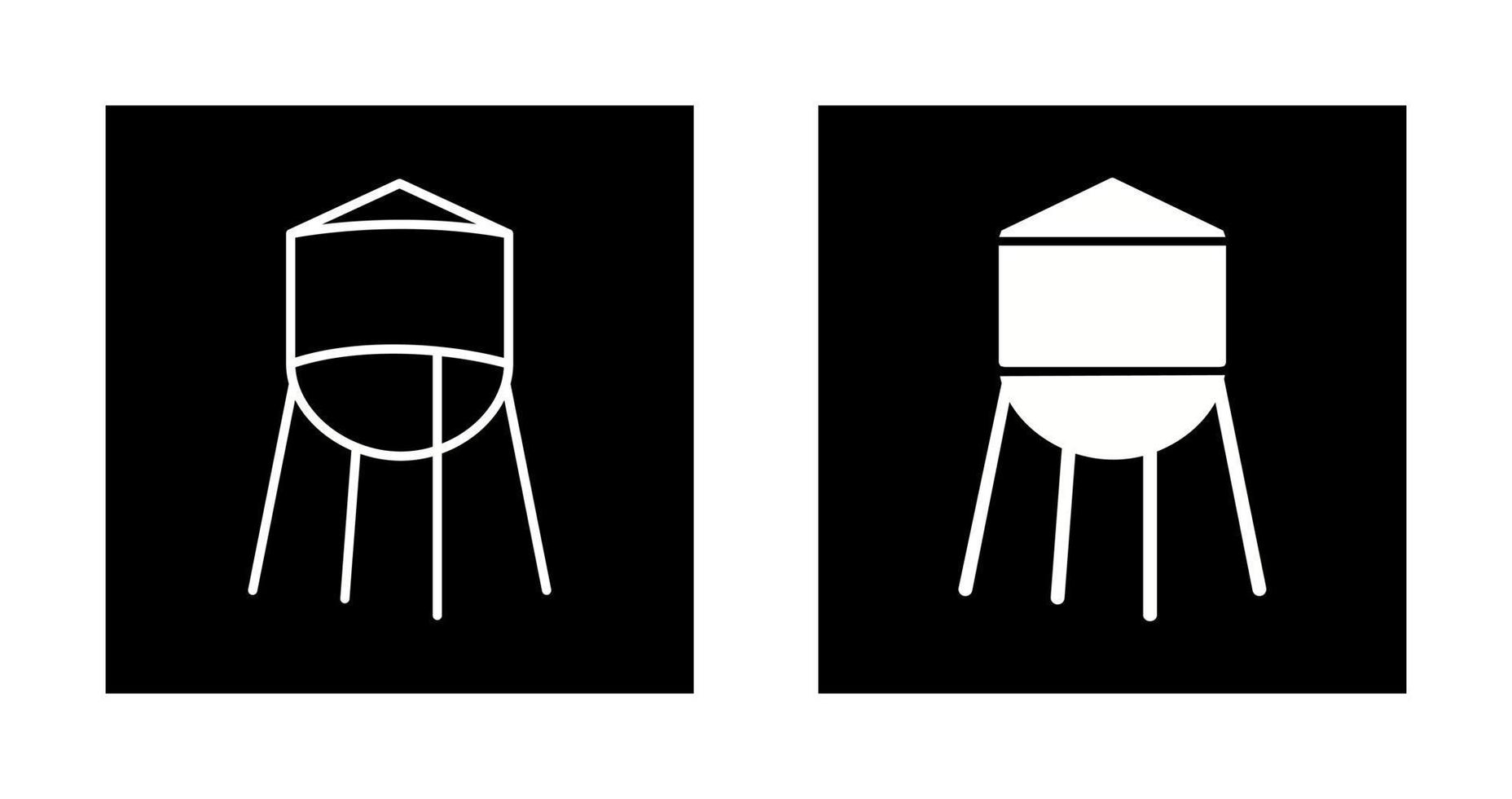 Water Tower Vector Icon