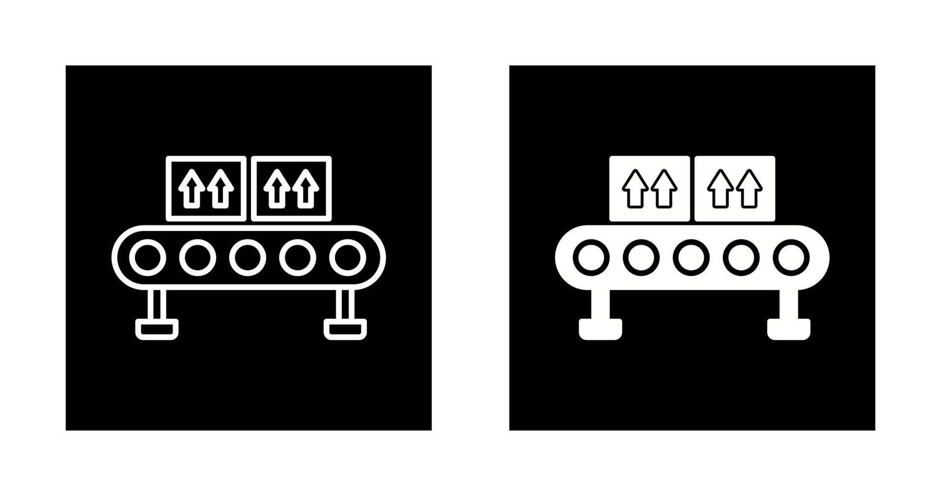 Assembly Line Vector Icon