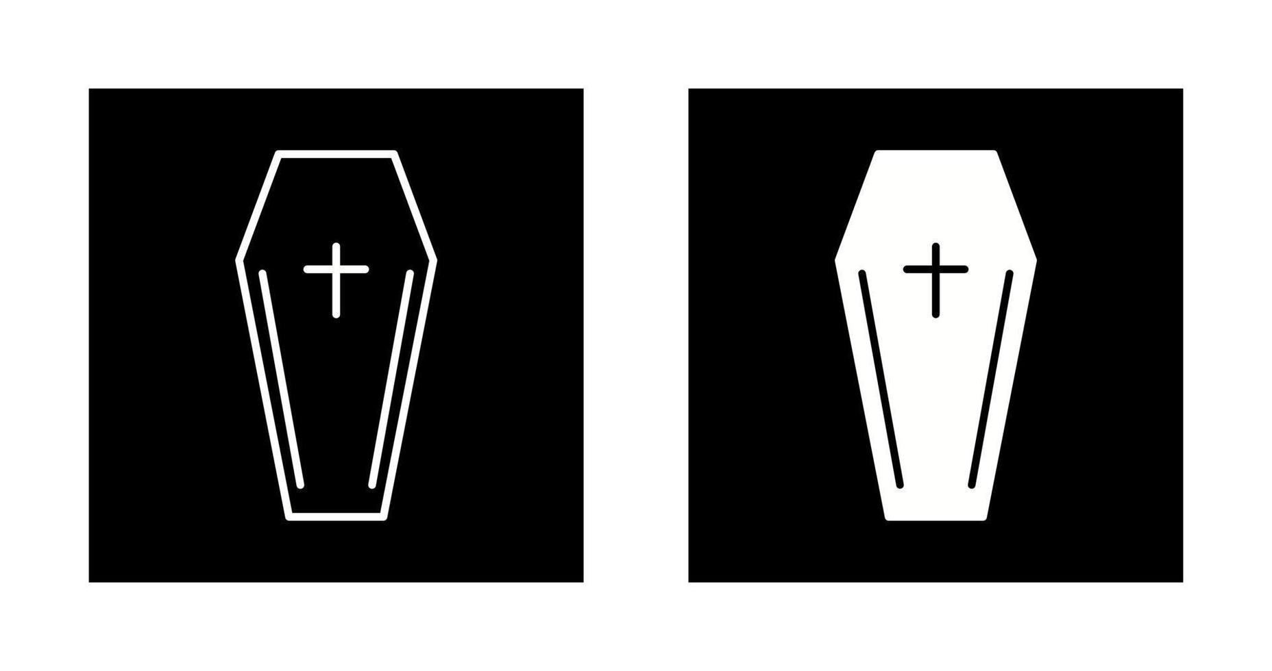 Coffin Vector Icon