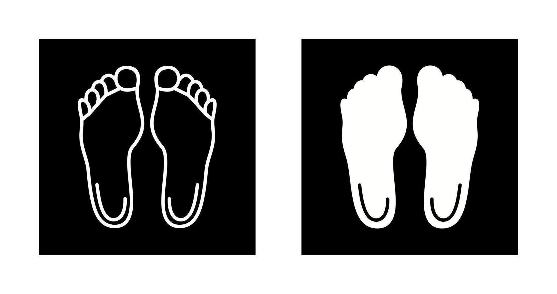 Feet Vector Icon