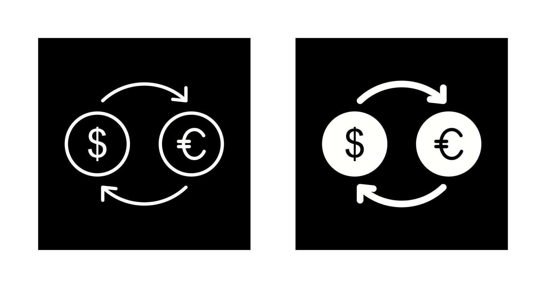 Dollar to Yen Vector Icon