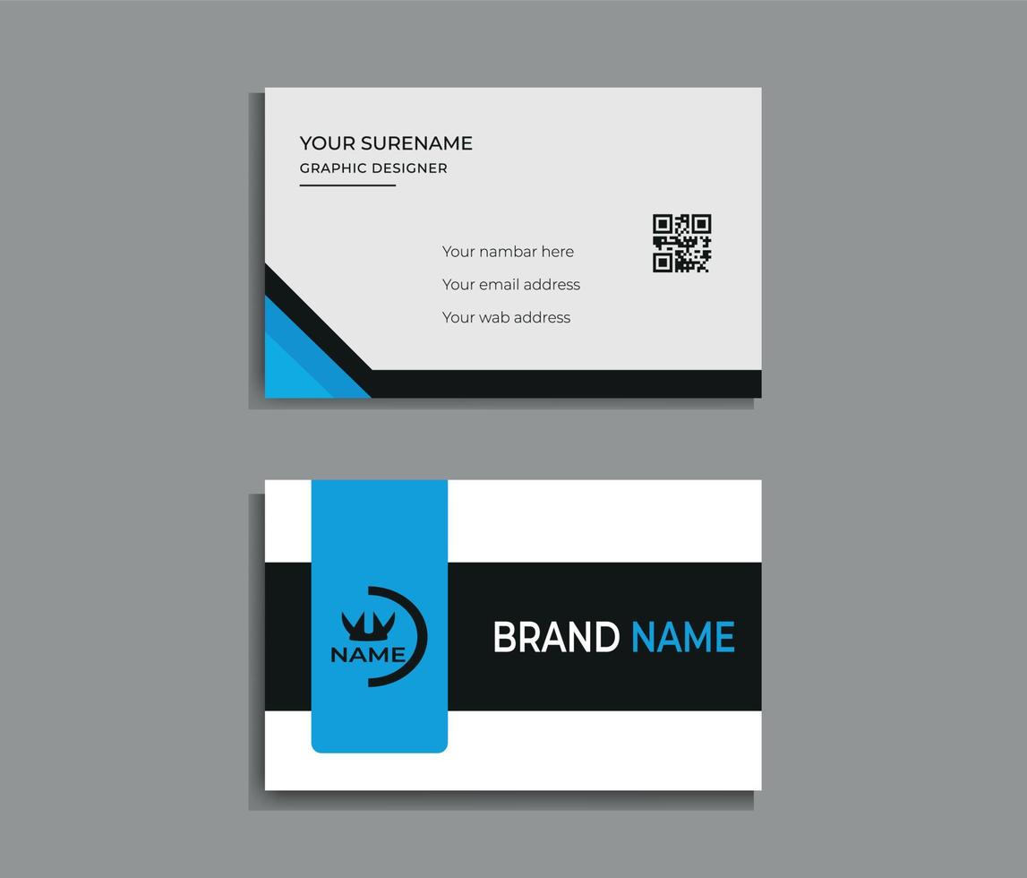 business card, business card template, vector pixel style modern unique blue minimalist gold elegant vector illustrator blank vertical mosaic business card design.
