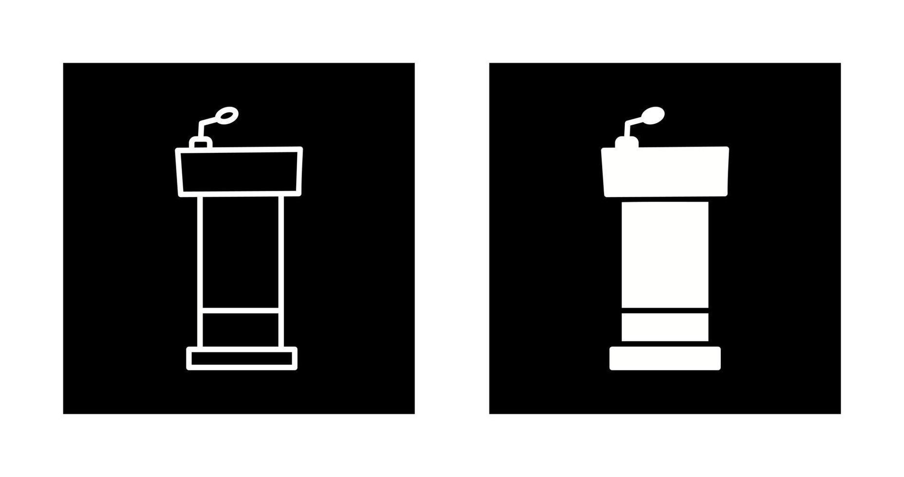 Podium Vector Icon