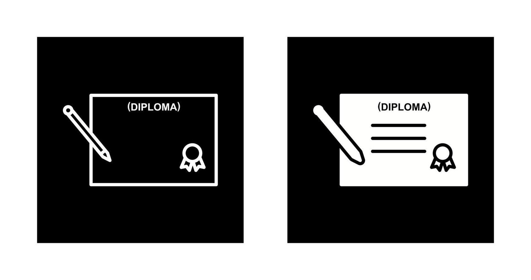 Diploma Vector Icon