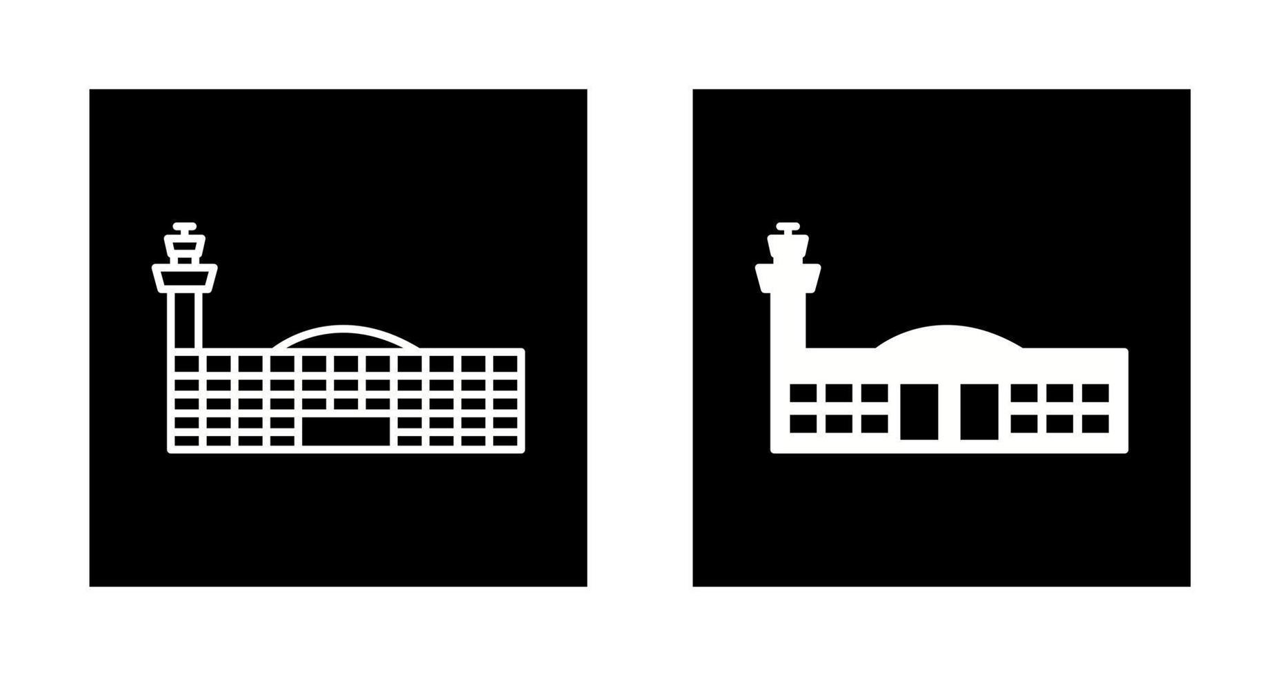 Airport Building Vector Icon