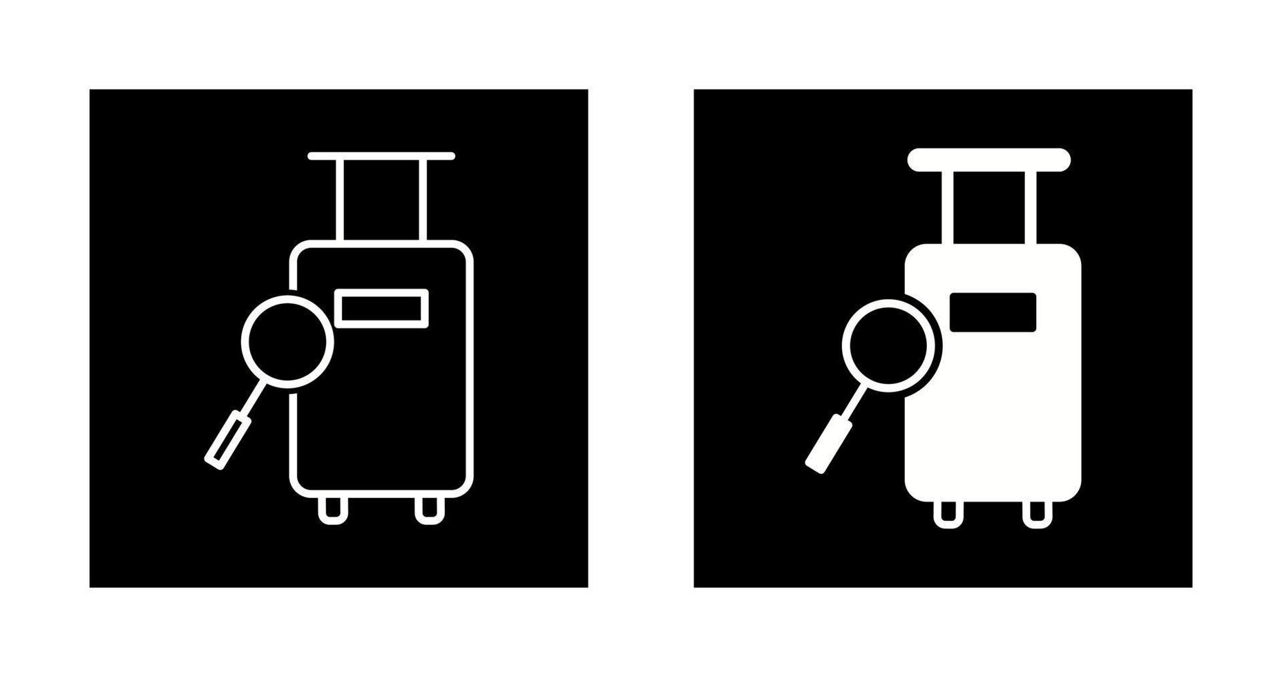 Find Luggage Vector Icon