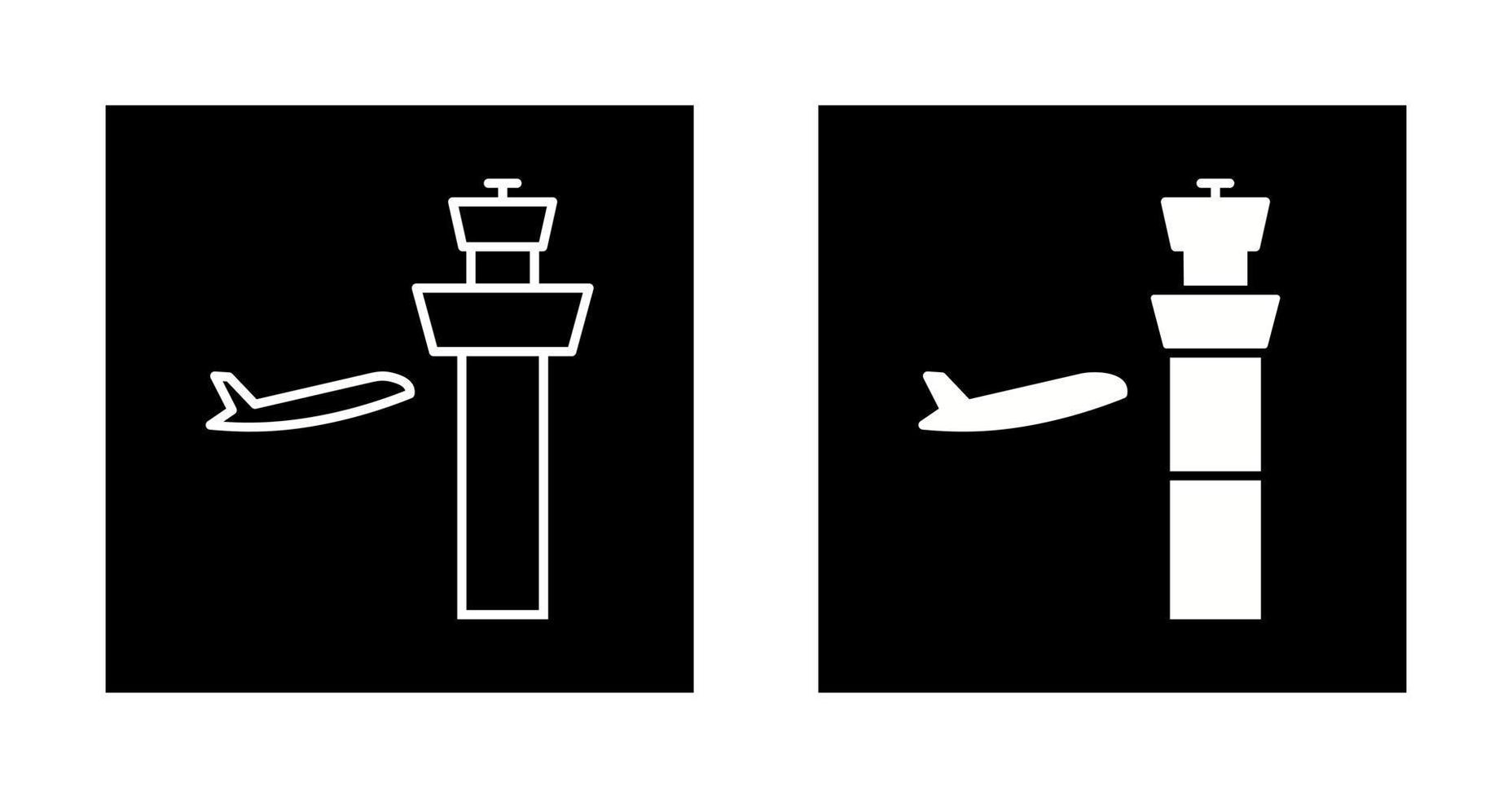 Air Control Tower Vector Icon