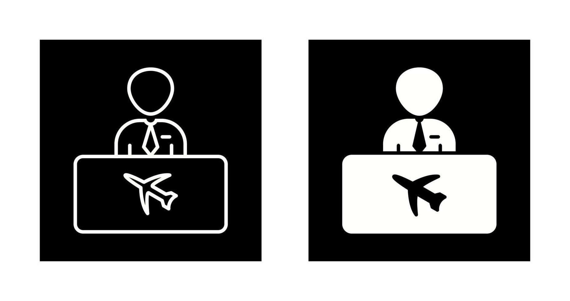 Flight Information Vector Icon