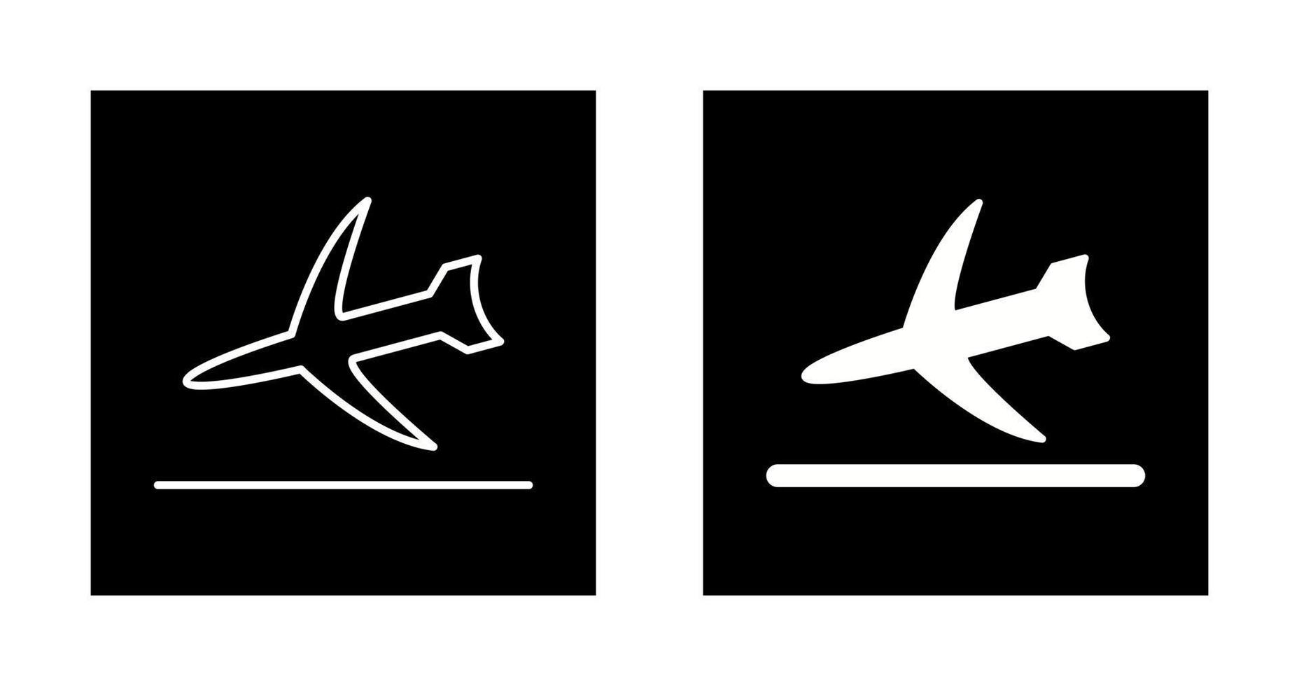 Flight Landing Vector Icon