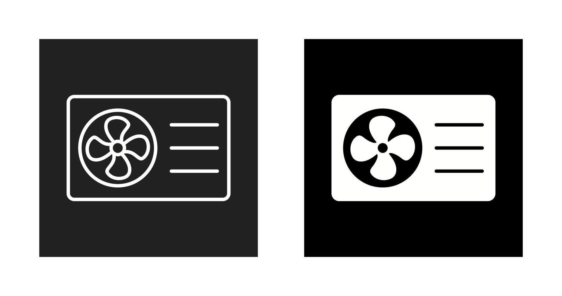 AC Outside Unit Vector Icon