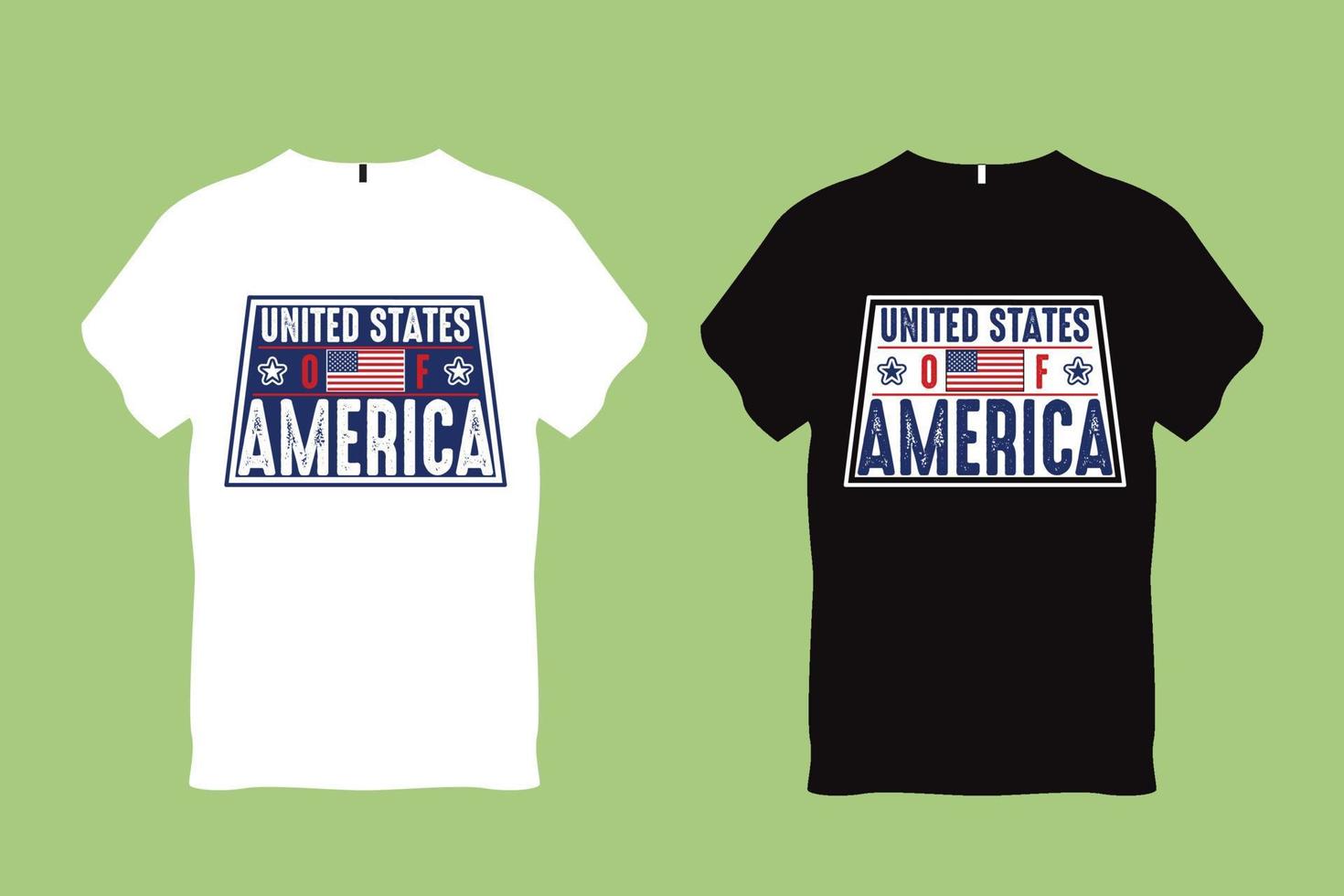 United States of America Typography T shirt Design vector