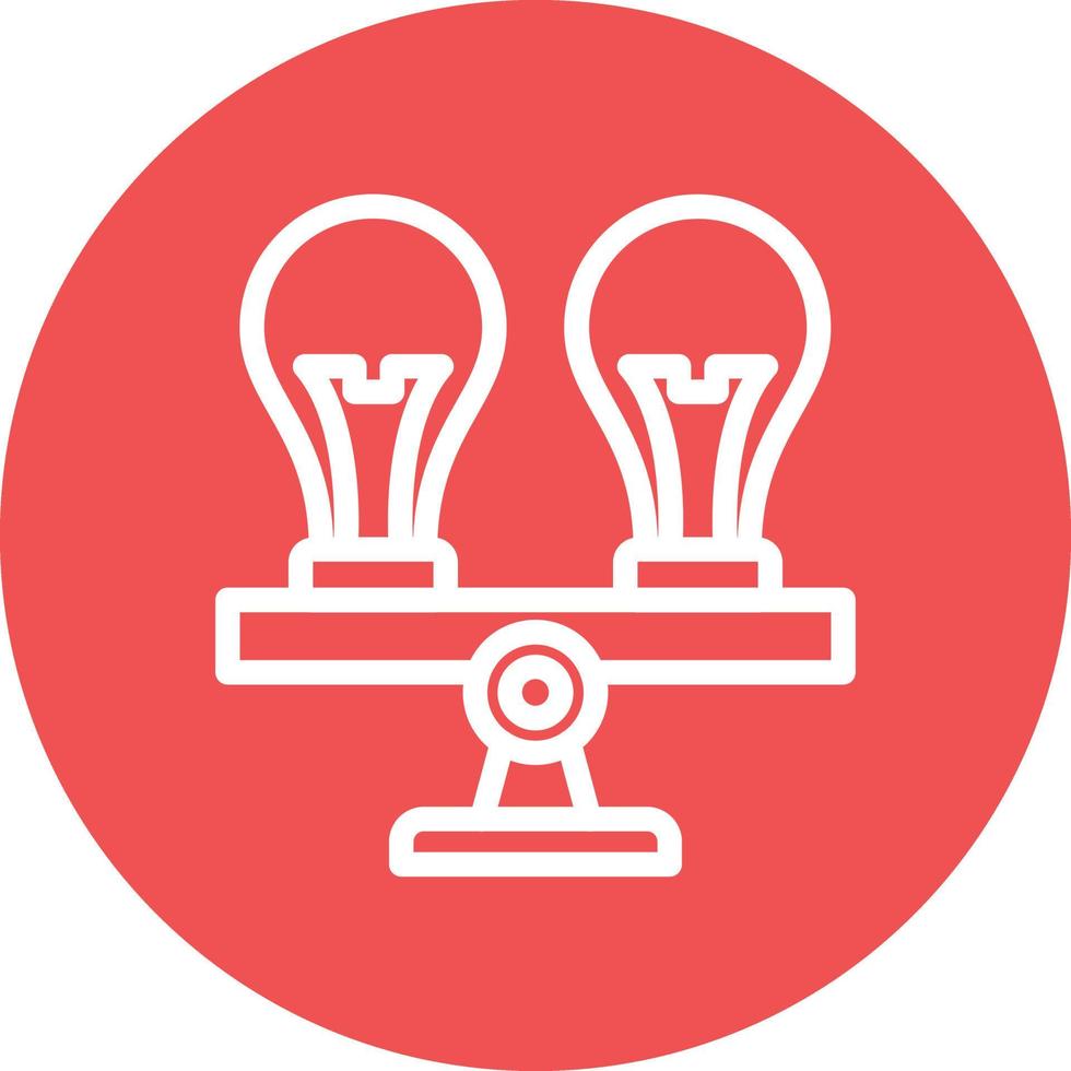 Comparison Vector Icon Design
