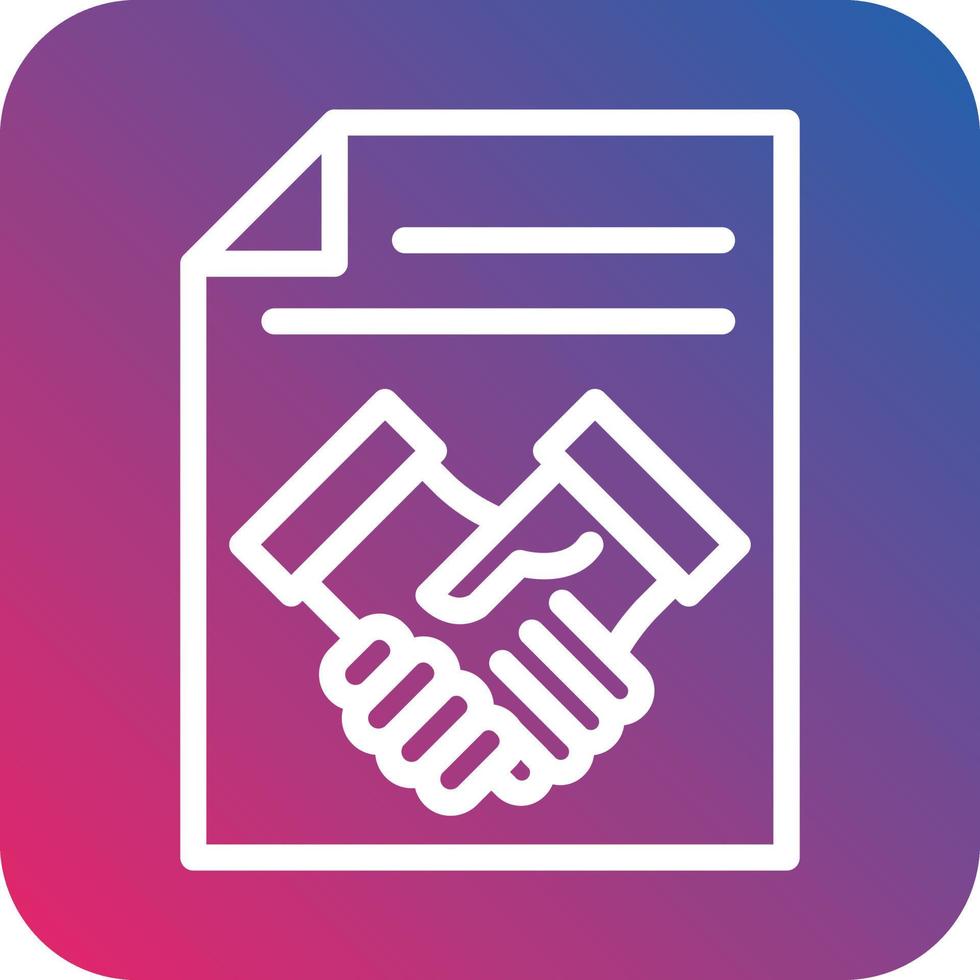 Agreement Vector Icon Design