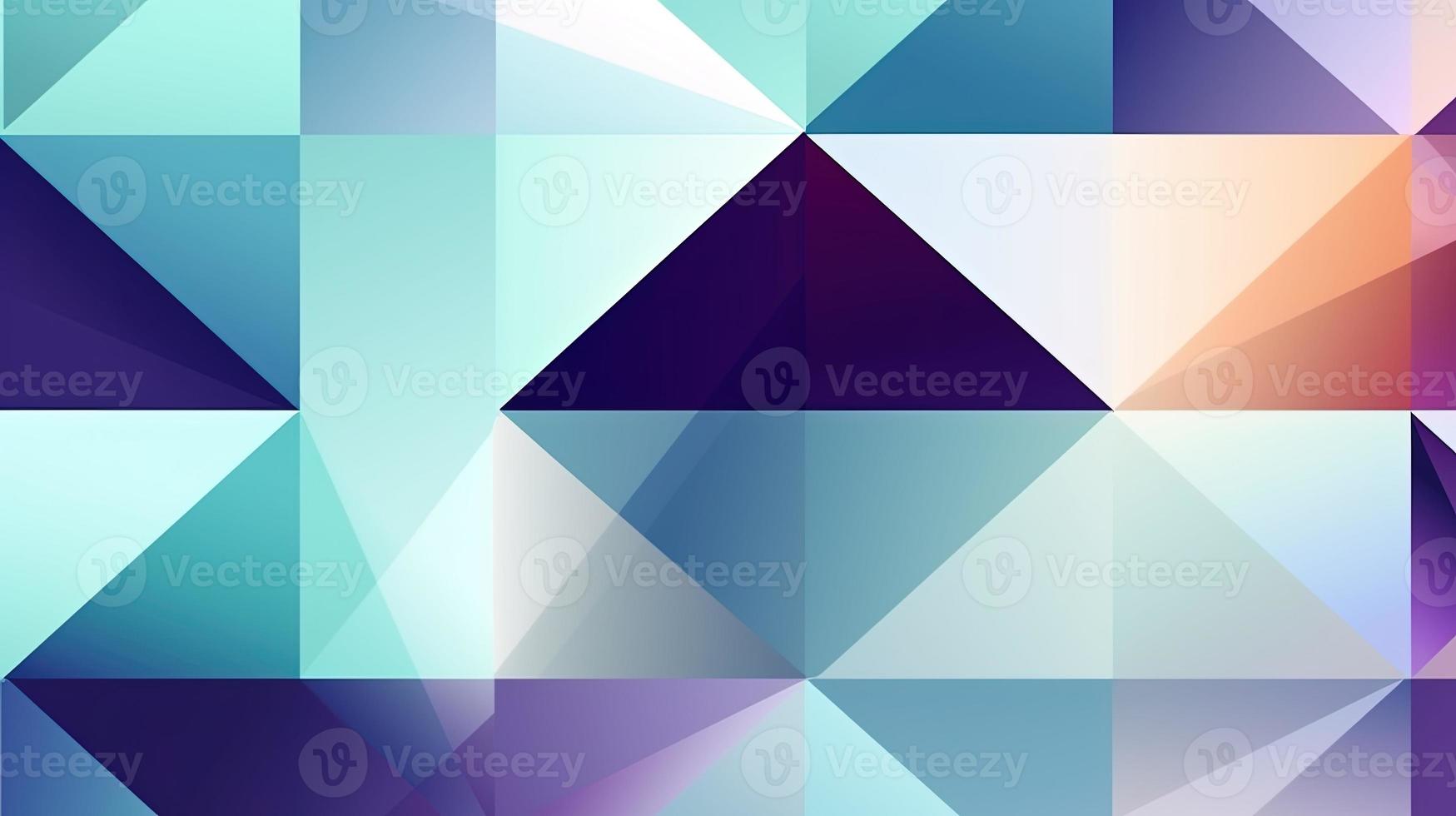 Abstract geometric background with colorful triangles photo