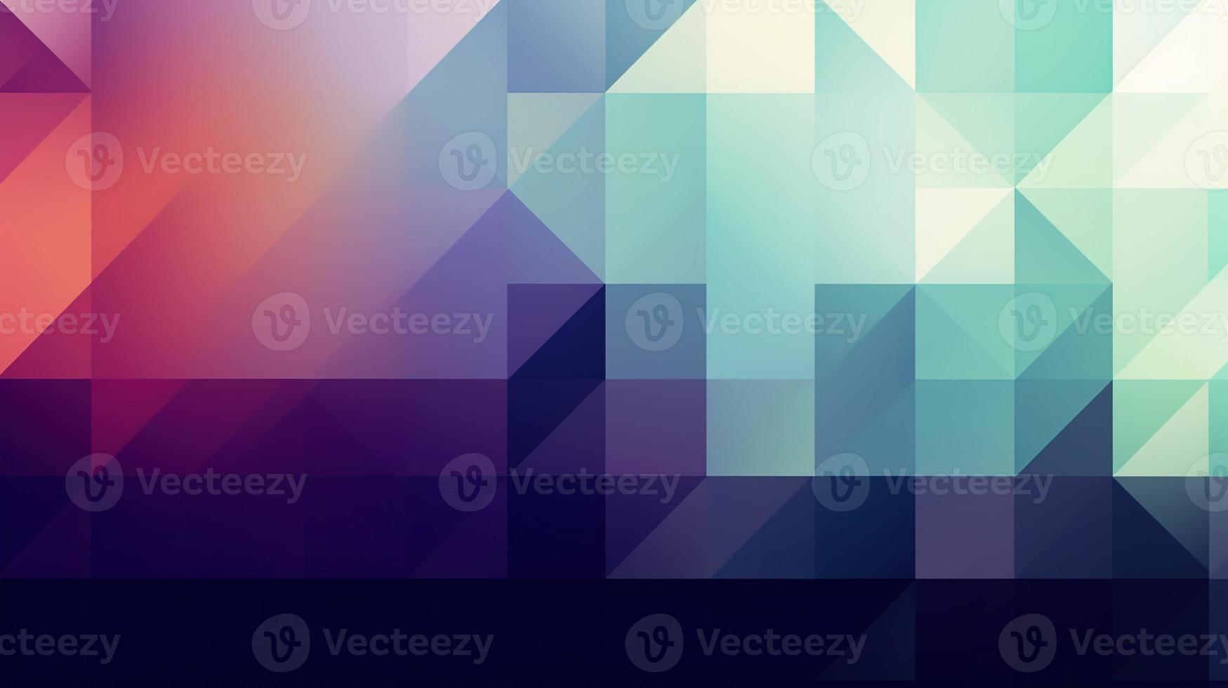 Abstract geometric background with colorful triangles photo