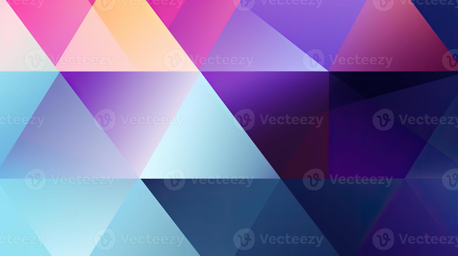 Abstract geometric background with colorful triangles photo