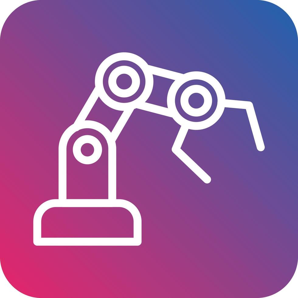 Mechanical Arm Vector Icon Design