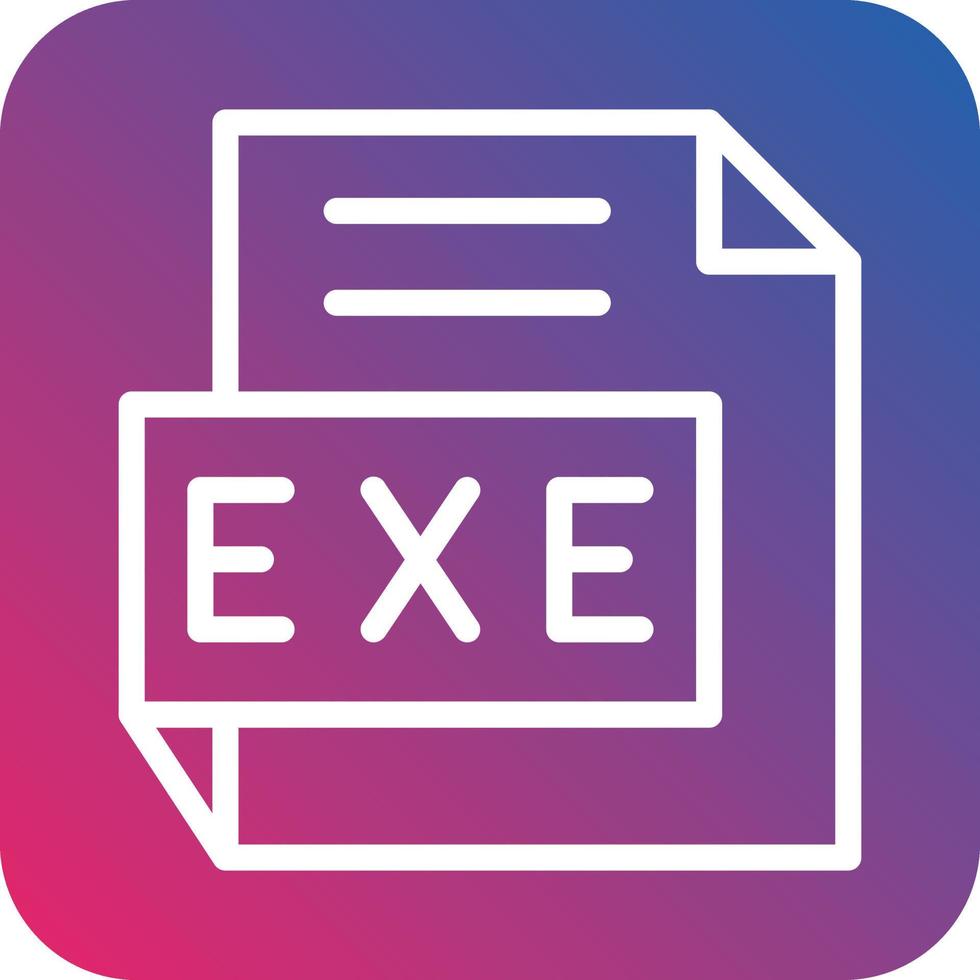EXE Vector Icon Design