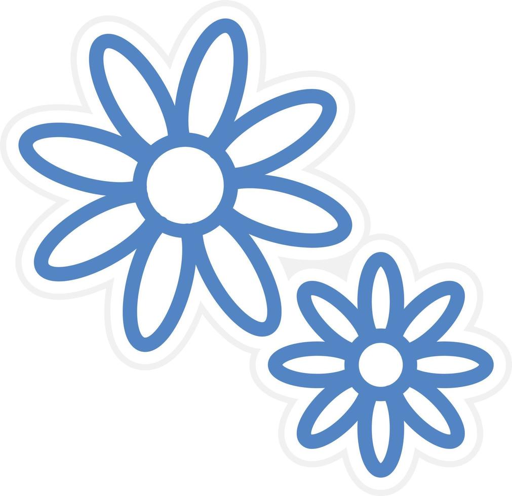 Flower Vector Icon Style