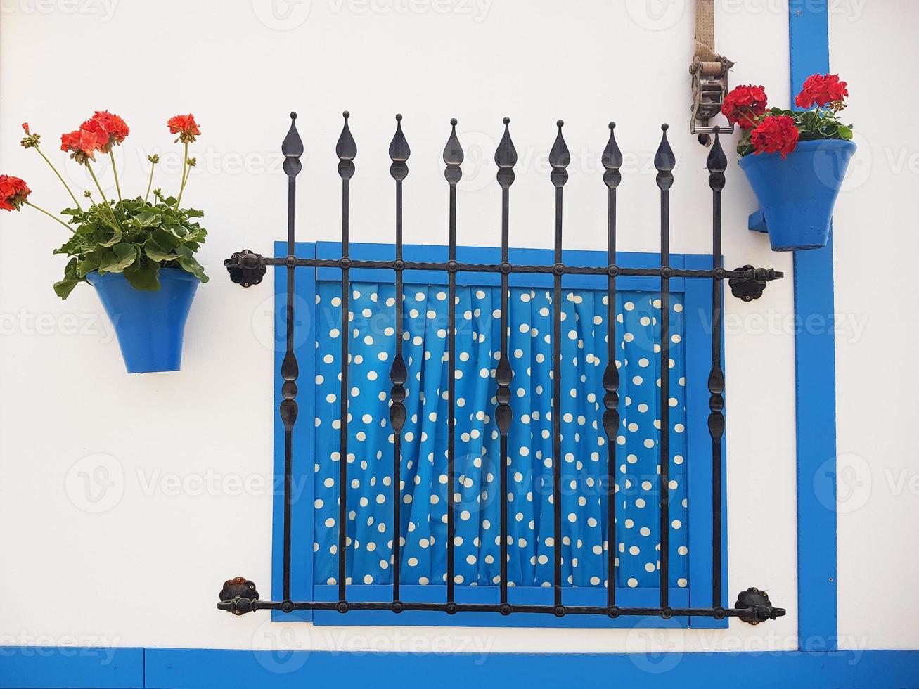 Typical window of a Cordovan patio house photo