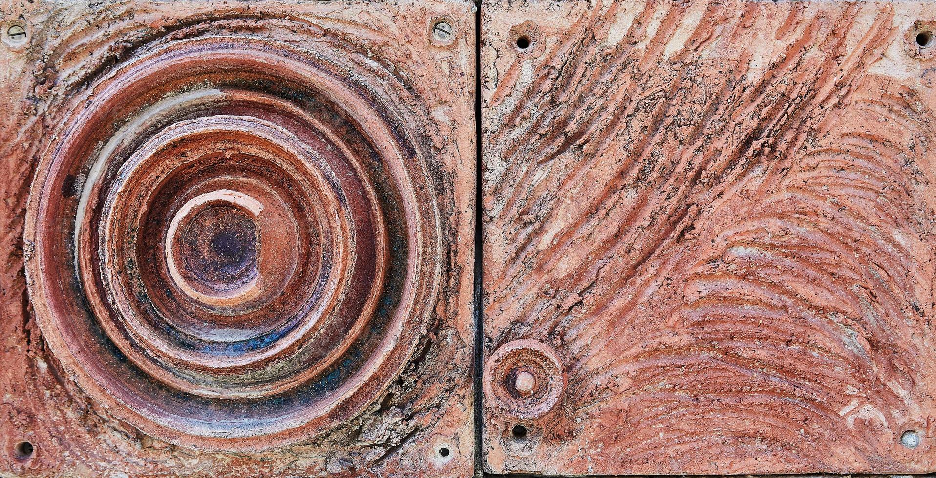 Background stone texture with circles for product photography or background photo