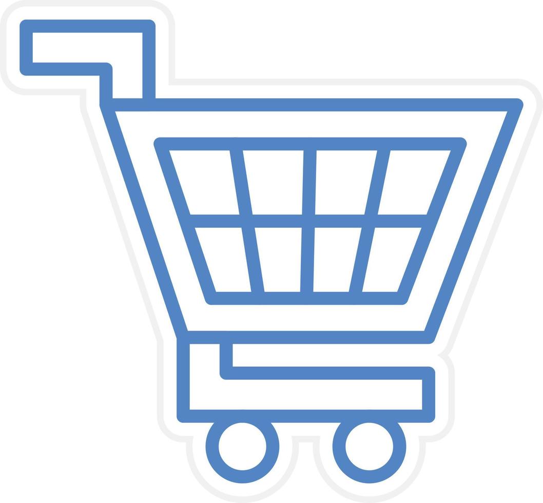 Shopping Cart Vector Icon Style 22736413 Vector Art at Vecteezy
