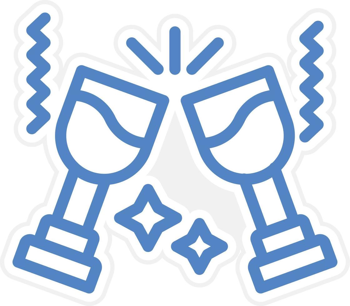 Cheers Vector Icon Style