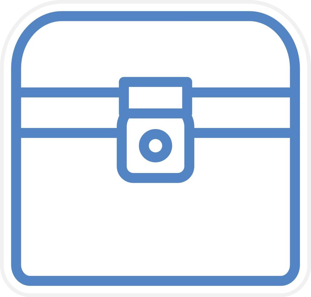 Treasure Chest Vector Icon Style