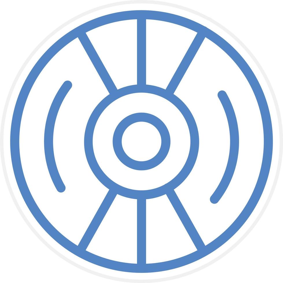 Compact Disk Vector Icon Style