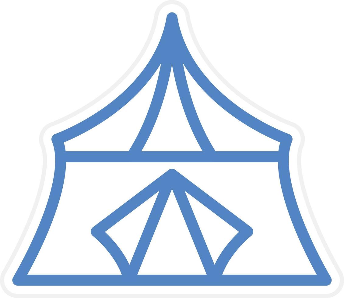 Tent Vector Icon Style