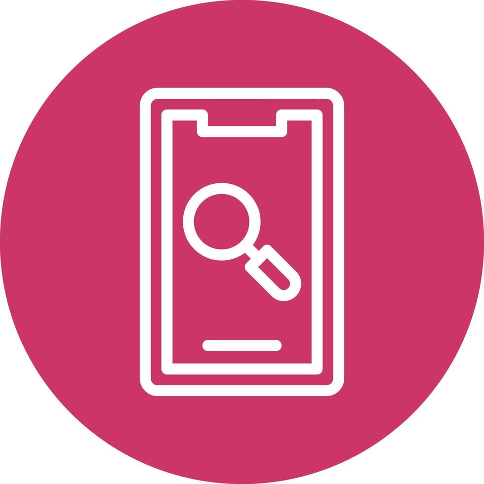 Mobile Research Vector Icon Design