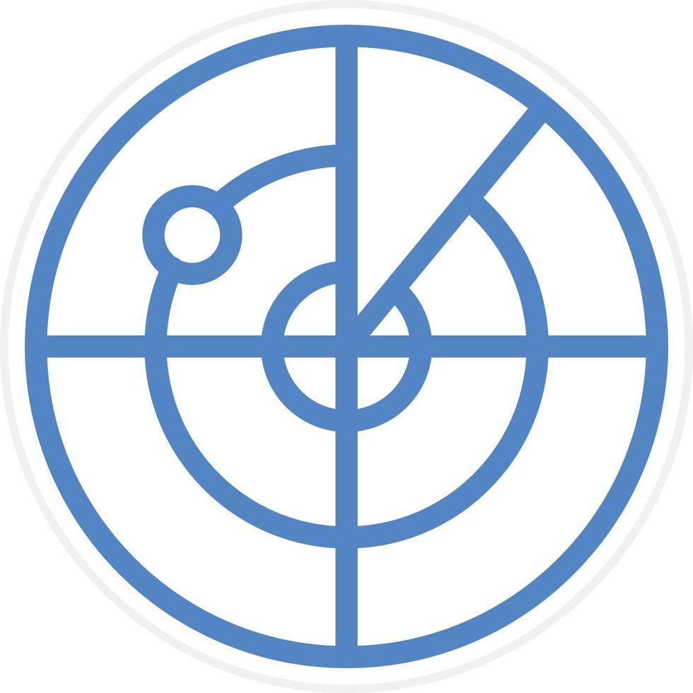 Radar Vector Icon Style